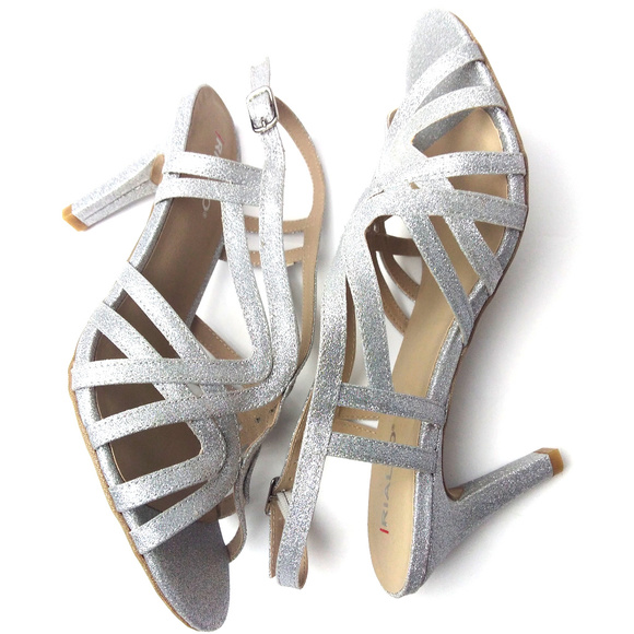 Rialto Shoes - Rialto Randie Evening Dress Sandals Silver 9M